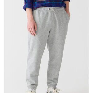 J. Crew Mens Heritage 14 oz Fleece Sweatpants Gray Heavyweight Sportswear Medium